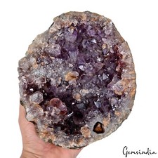 2.5 KG NATURAL URUGUAYAN AMETHYST GEODE CRYSTAL CLUSTER DRUZY PURPLE SPECIMEN picture
