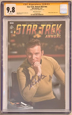 William Shatner Signed Photo Cover CGC SS Graded 9.8 Star Trek Annual #nn picture