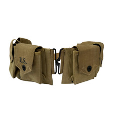 WWII World War U.S. Browning 1918A2 BAR Magazine Belt by Boyt Dated Six Pocket picture