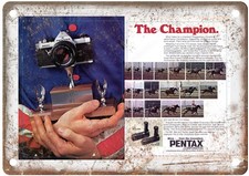 1978 Pentax Vintage Film Camera Advertisement Retro Look Metal Sign C1515 picture