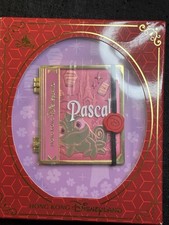 HKDL Hong Kong Disneyland Rapunzel’s Pascal Jumbo Story Book Pin LE 150 picture