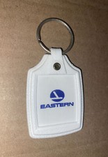 Vintage Eastern Airlines Logo Keychain Key Ring Plastic Thank You For Flying picture