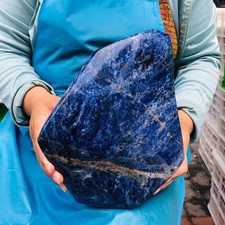 17.9LB Natural Beautiful Blue Vein Stone Crystal Mineral Specimen Healing 5899 picture