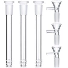 3 Sets 4.5'' (insert 3.5'') Hookah  Glass Downstem with 14mm Male Bowl picture