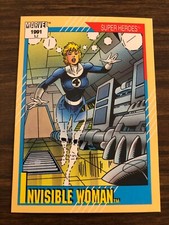Impel Marvel 1991 Invisible Woman #41 Vintage Fantastic See Image Near-Mint+ picture