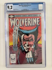 Wolverine #1 (September 1982) CGC 9.2, WHITE PGS, Cert#4734852009 Frank Miller picture