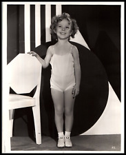 Hollywood Beauty SHIRLEY TEMPLE STUNNING PORTRAIT 1930s OTTO DYAR Photo 670 picture