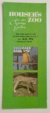 Vintage Melbourne Florida Houser's Zoo Advertising Brochure picture