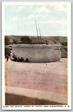 Pueblo of Isleta Estufa Albuquerque NM UNP Fred Harvey WB Postcard A17 picture