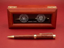 Rare Authentic President Donald J. Trump 1st Term Camp David VIP Gift Pen  picture