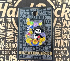 Hard Rock Cafe Ueno Panda Mexico Day Of The Dead Anniversary Limited Pin picture