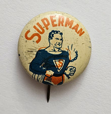 Superman Litho Pin 1939 Action Comics Magazine RARE picture