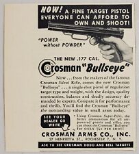 1948 Print Ad Crosman Bullseye .177 Caliber Pistols Rochester,New York picture