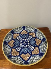 Large Vtg Uriarte Talavera Puebla Mexico 14.5