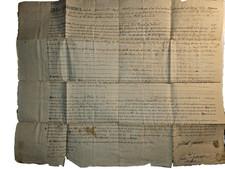 1822 Haverstraw NY Deed Hudson River Land Johnson Family + Map picture
