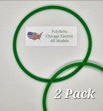 Chicago Electric/Central Machinery Replacement Belt  (Polyurethane).  2-Pack. picture