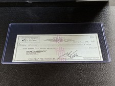 DeLorean Car Company Official Check DMC Signed By CR Brown January 31 1979 John picture