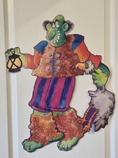 Vintage Halloween 1981 Trend Org the Ogre Jointed Cardboard Paper Diecut 43
