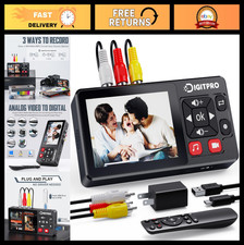 VHS to Digital Converter 2.0, HD Video to Digital Converter Recorder with Remote picture