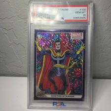 Marvel PSA 10 Doctor Strange 2023 Marvel Platinum Purple Pixels /35 PSA 10 POP 4 picture