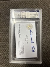 Judge Lance Ito Autograph Signed PSA DNA Business Card ⚖️ OJ Simpson Judge picture
