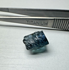 Sapphire Intense Blue Green clean faceting rough Tanzania 4.80 carats picture