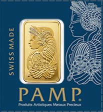 1 Gram Gold Bar - PAMP Suisse Multigram .9999 Fine Gold Fortuna Bar - IN STOCK picture