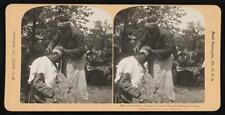 A Turkish barber shaving a customer's head, Constantinople, Turkey Old Photo picture