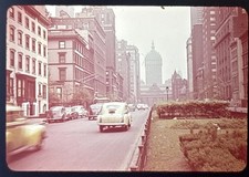 Orig 1948 Slide NYC Park Ave Grand Central New York Central Building B47 picture