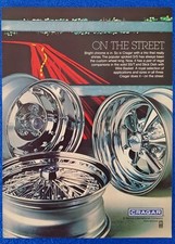 1978 CRAGAR CHROME WHEELS/RIMS SS/T PRODUCT LINE ORIGINAL PRINT AD MUSCLE CARS picture