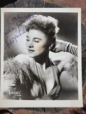 RARE HILDEGARDE  autographed of cabaret singer  PHOTOGRAPH 8x10 GREAT AUTOGRAPH picture