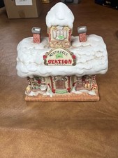 Enesco The North Pole Village Elves Musical The Station 424331 picture