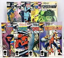 Web of Spider-Man #2-4, 6-7, 9-12 (1985-86, Marvel) 9 Issue Lot picture