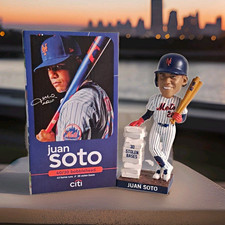 Citi Juan Soto New York Mets MLB Plastic Bobblehead w/ Box, Stolen Bases picture