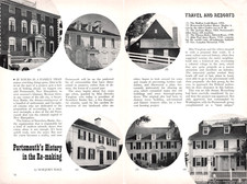 Portsmouth NH Colonial Architecture Historic New England Homes 1963 Mag Image picture