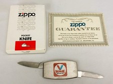 Vintage Zippo Valvoline Motor Oil Pocket Knife No. 7600 w/ Box & Paperwork picture