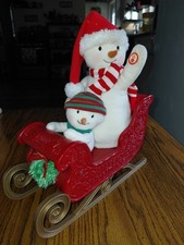 2016 Hallmark Jingle Pals Twinkling Sleigh Ride Animated Singing Snowmen picture