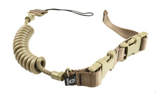 New Gemtech Tactical Retention Pistol Lanyard Tan picture