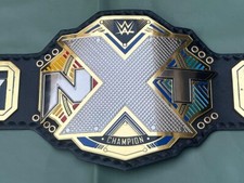 WWE NXT championship title replica custom belt 4mm brass plates for adults picture
