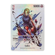 One Piece Yamato Leader Card English Version Holographic Foil - HZW - Sabo picture