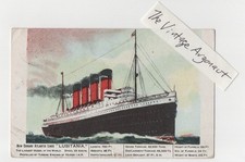 Rare 1907 RMS LUSITANIA Pre-Maiden Voyage Postcard - July 1907 Sea Trials Msg picture