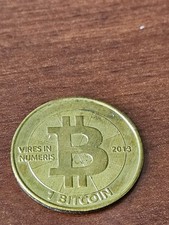 2013 Casascius 1 Bitcoin Physical Coin 