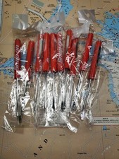 SNAP-ON TOOL POCKET SCREWDRIVER, 10 SCREW DRIVERS IN RED, BRAND NEW MAGNETIC END picture