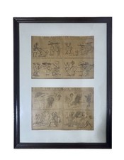 Rare E.W. Kemble The Chocolate Drops 1911 Sunday Comics 30” Framed Choice 1 of 3 picture