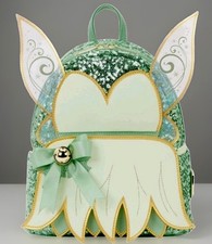 Loungefly x Disney TinkerBell Iridescent Wings Holiday Sequin Mini Backpack NWT picture