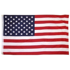 3'x5' Cotton USA Flag Indoor/Outdoor American Flag with Brass Grommets picture