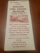 Hialeah Florida Fire Engine Museum Vintage Brochure picture