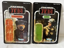 STAR WARS PRINCESS LEIA PONCHO BOUSHH CRDBCK X2 ATTCH BUBBLE KENNER VINTAGE 1983 picture