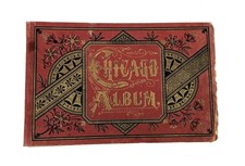 Antique 19th Century Chicago Print Album by Charles Frey Picture Souvenir Book picture