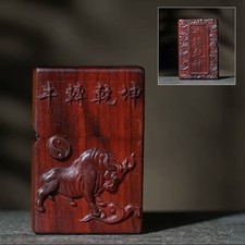 Vintage Retro Yin-Yang Bull Creative Wooden Lighter picture